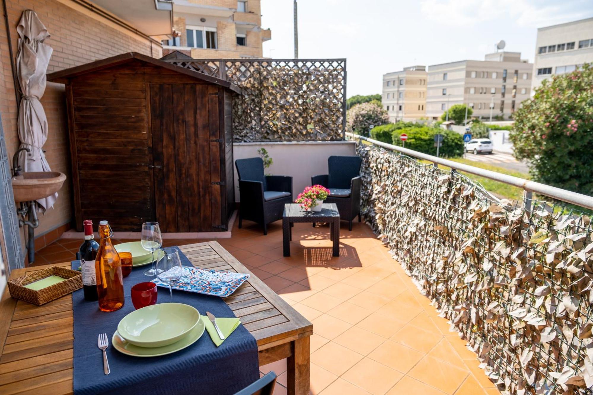 Fiumicino Business&Vacation Apt Wifi Екстер'єр фото